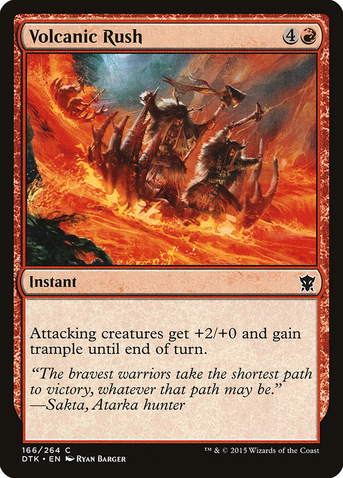Volcanic Rush [Dragons of Tarkir] - Devastation Store | Devastation Store