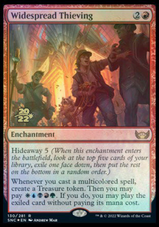 Widespread Thieving [Streets of New Capenna Prerelease Promos] | Devastation Store
