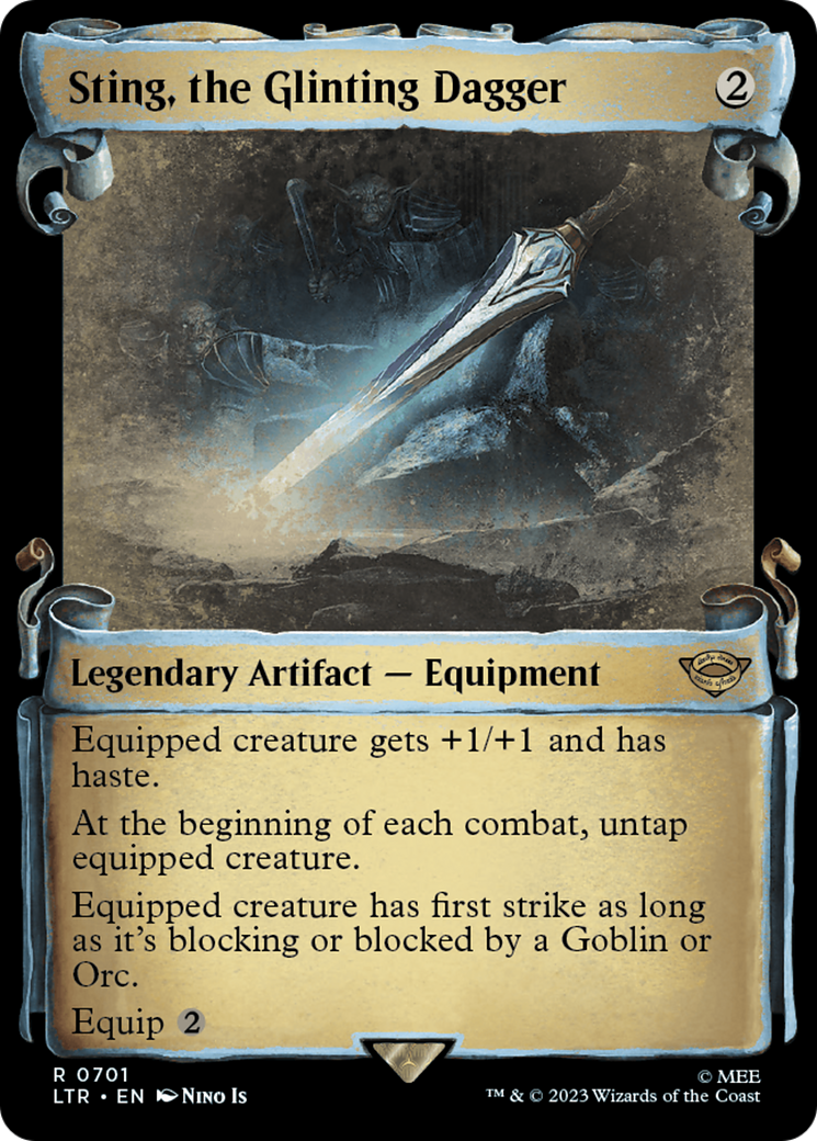 Sting, the Glinting Dagger [The Lord of the Rings: Tales of Middle-Earth Showcase Scrolls] | Devastation Store