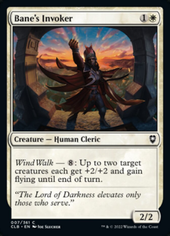 Bane's Invoker [Commander Legends: Battle for Baldur's Gate] | Devastation Store