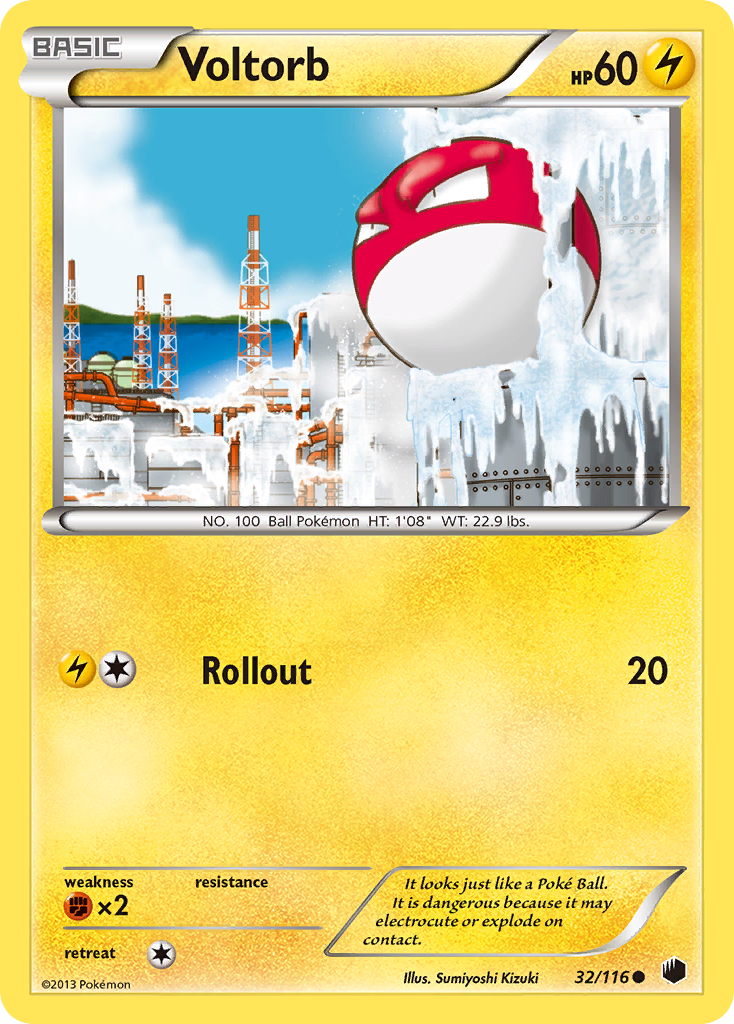 Voltorb (32/116) [Black & White: Plasma Freeze] | Devastation Store