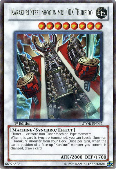 Karakuri Steel Shogun mdl 00X "Bureido" [STOR-EN042] Ultra Rare | Devastation Store