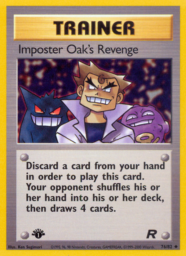 Imposter Oak's Revenge (76/82) [Team Rocket 1st Edition] | Devastation Store