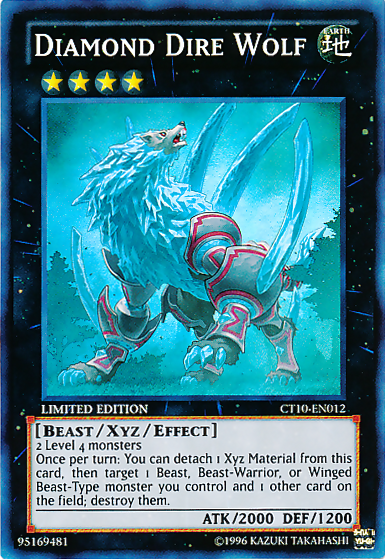 Diamond Dire Wolf [CT10-EN012] Super Rare | Devastation Store