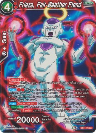 Frieza, Fair-Weather Fiend [EX11-06] | Devastation Store