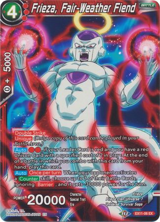 Frieza, Fair-Weather Fiend [EX11-06] | Devastation Store