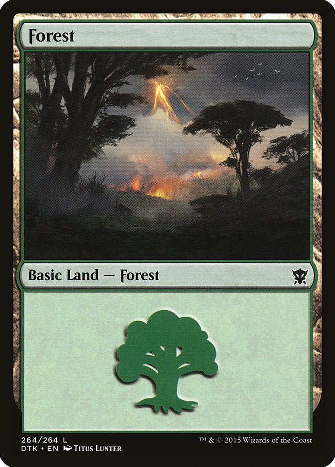 Forest (264) [Dragons of Tarkir] - Devastation Store | Devastation Store