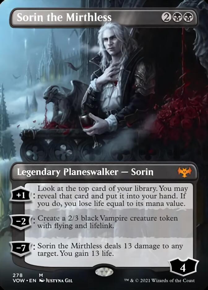 Sorin the Mirthless (Borderless) [Innistrad: Crimson Vow] | Devastation Store