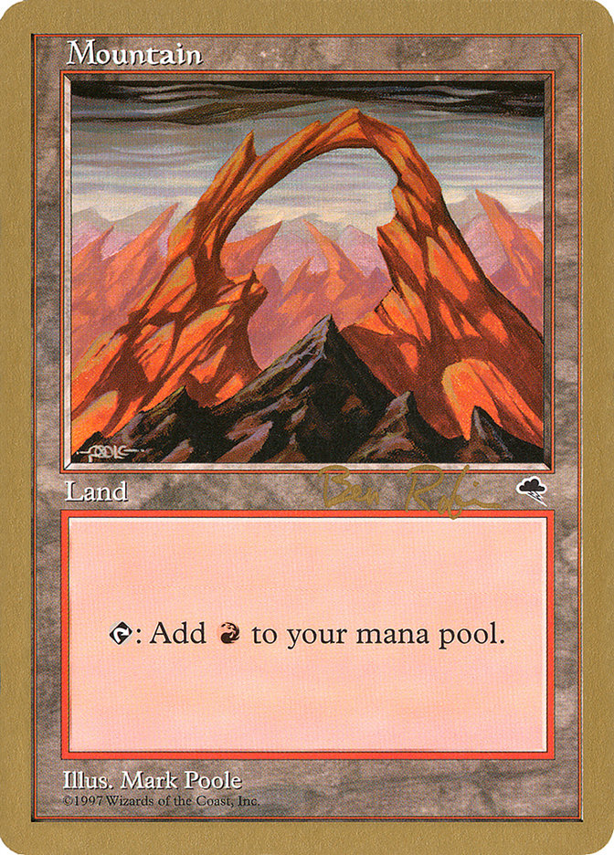 Mountain (br345) (Ben Rubin) [World Championship Decks 1998] | Devastation Store