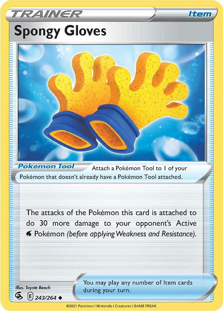 Spongy Gloves (243/264) [Sword & Shield: Fusion Strike] | Devastation Store