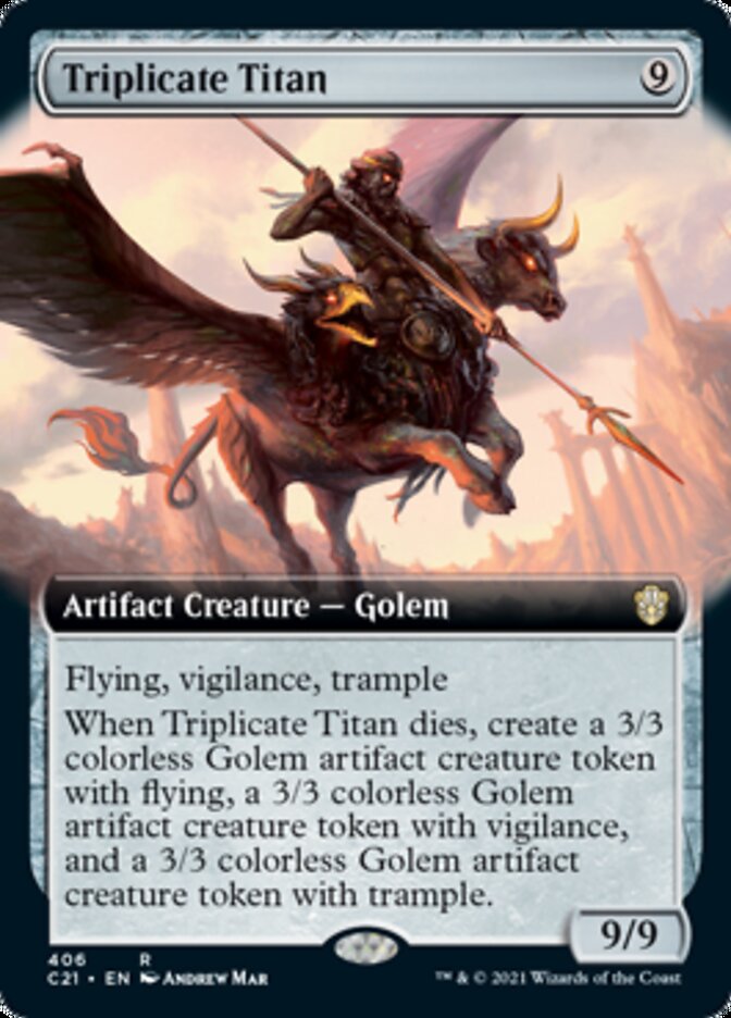 Triplicate Titan (Extended) [Commander 2021] | Devastation Store
