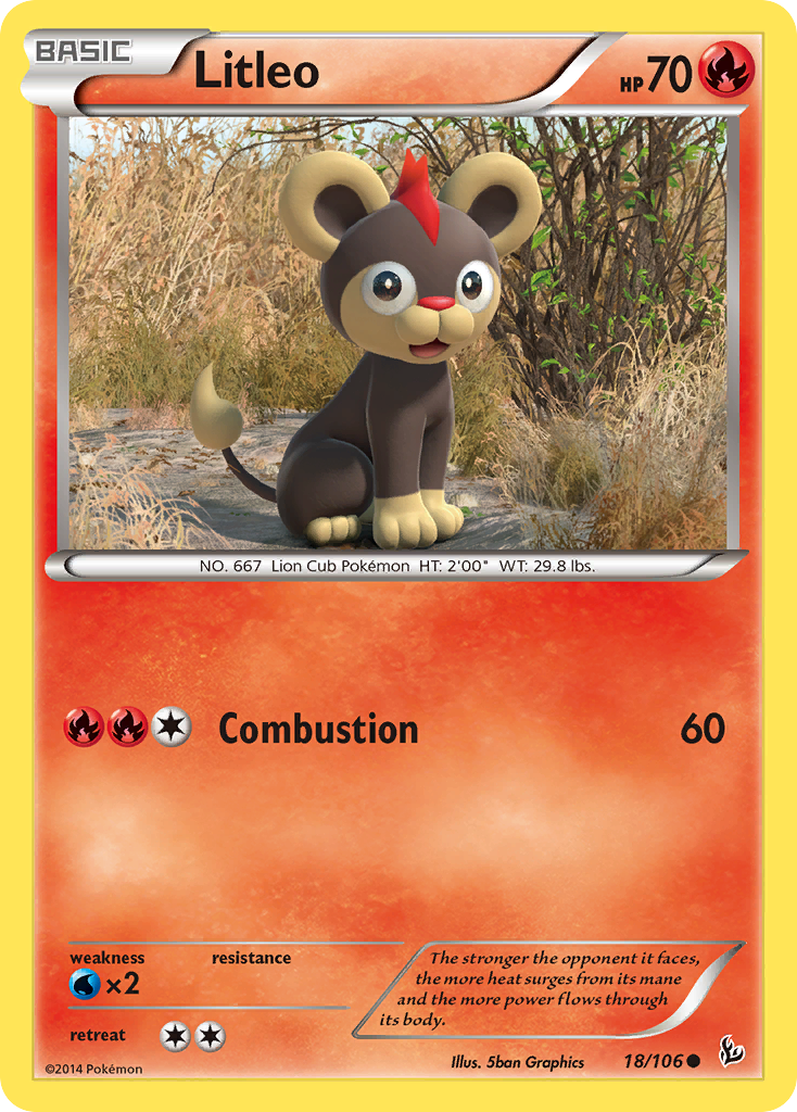 Litleo (18/106) [XY: Flashfire] | Devastation Store
