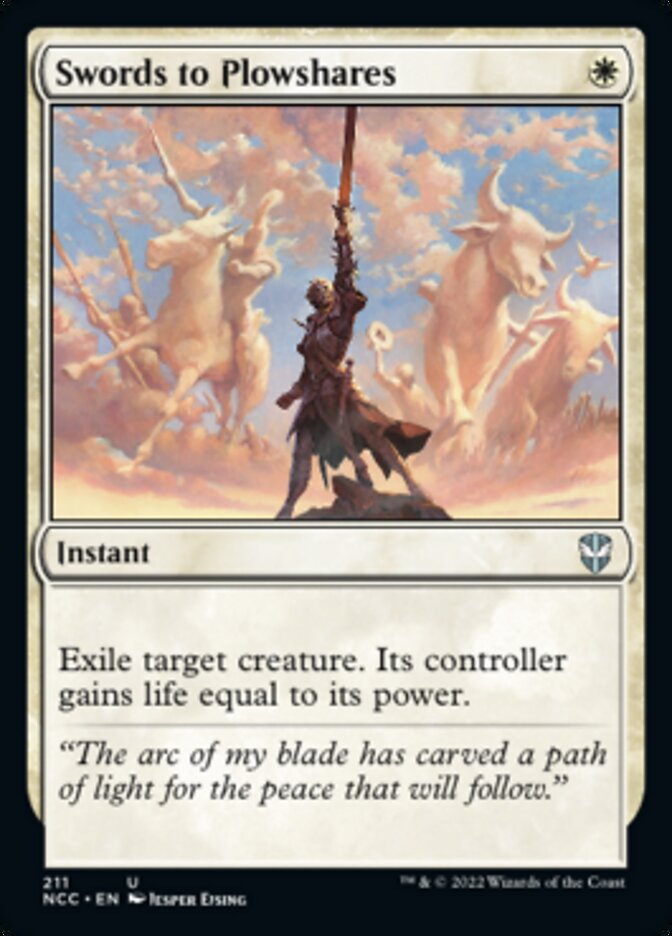Swords to Plowshares [Streets of New Capenna Commander] | Devastation Store
