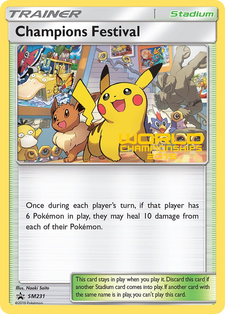Champions Festival (SM231) (Semi Finalist 2019) [Sun & Moon: Black Star Promos] | Devastation Store