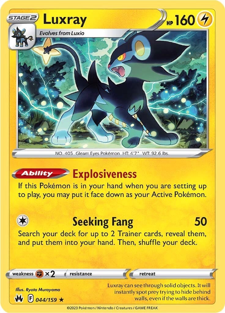 Luxray (044/159) (44) [Sword & Shield: Crown Zenith] | Devastation Store