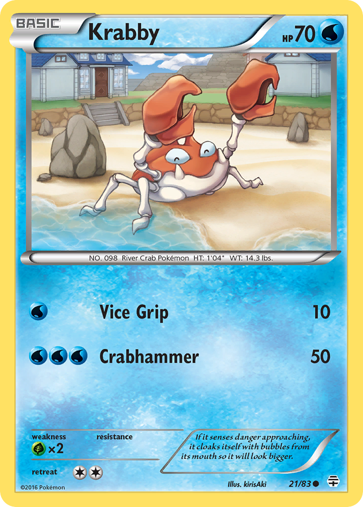 Krabby (21/83) [XY: Generations] | Devastation Store