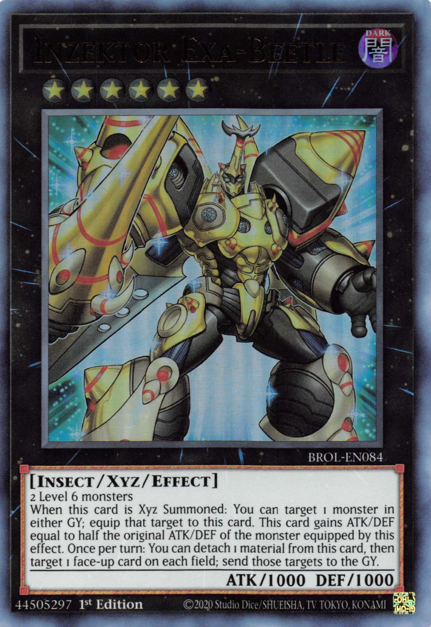 Inzektor Exa-Beetle [BROL-EN084] Ultra Rare | Devastation Store