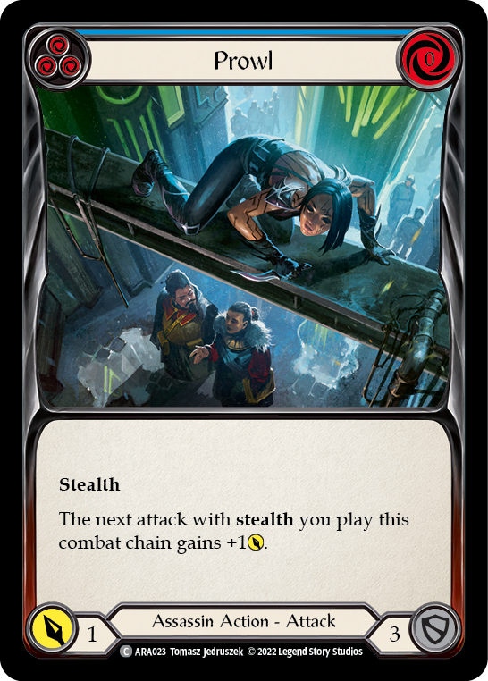 Prowl (Blue) [ARA023] (Outsiders Arakni Blitz Deck) | Devastation Store