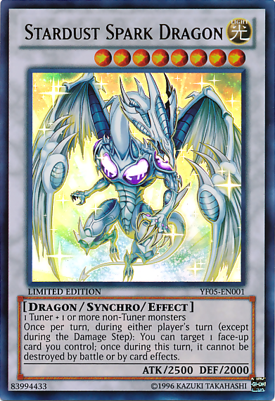 Stardust Spark Dragon [YF05-EN001] Ultra Rare | Devastation Store