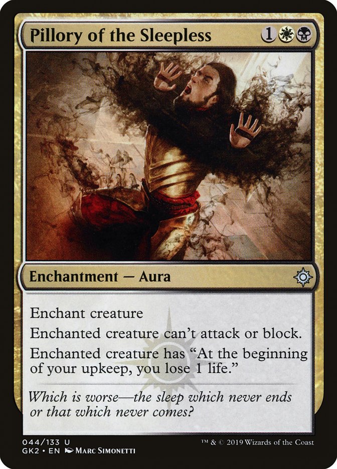 Pillory of the Sleepless [Ravnica Allegiance Guild Kit] | Devastation Store