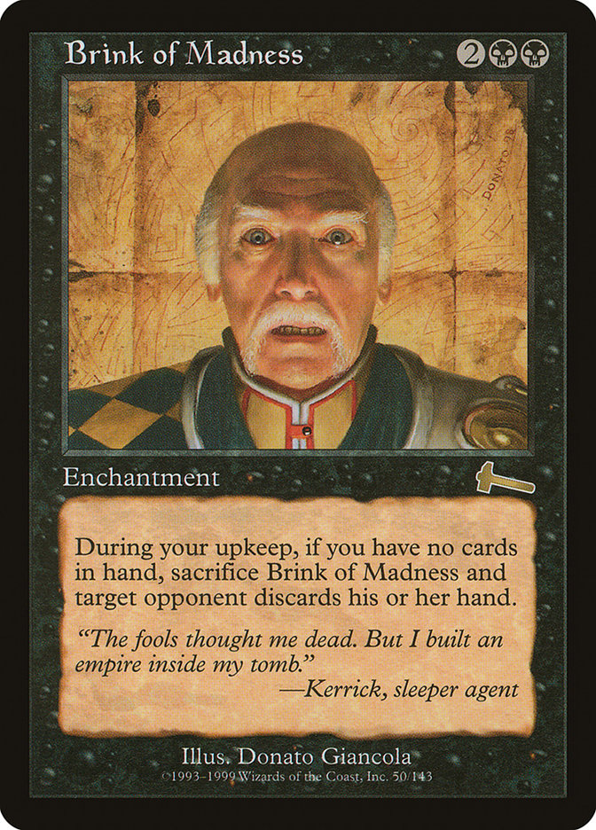 Brink of Madness [Urza's Legacy] | Devastation Store