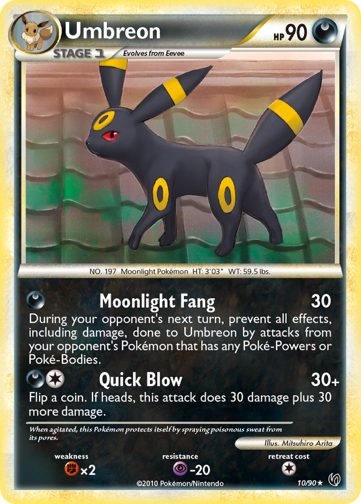 Umbreon (10/90) [HeartGold & SoulSilver: Undaunted] | Devastation Store