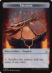 Treasure (21) // Wrenn and Realmbreaker Emblem Double-Sided Token [March of the Machine Tokens] | Devastation Store