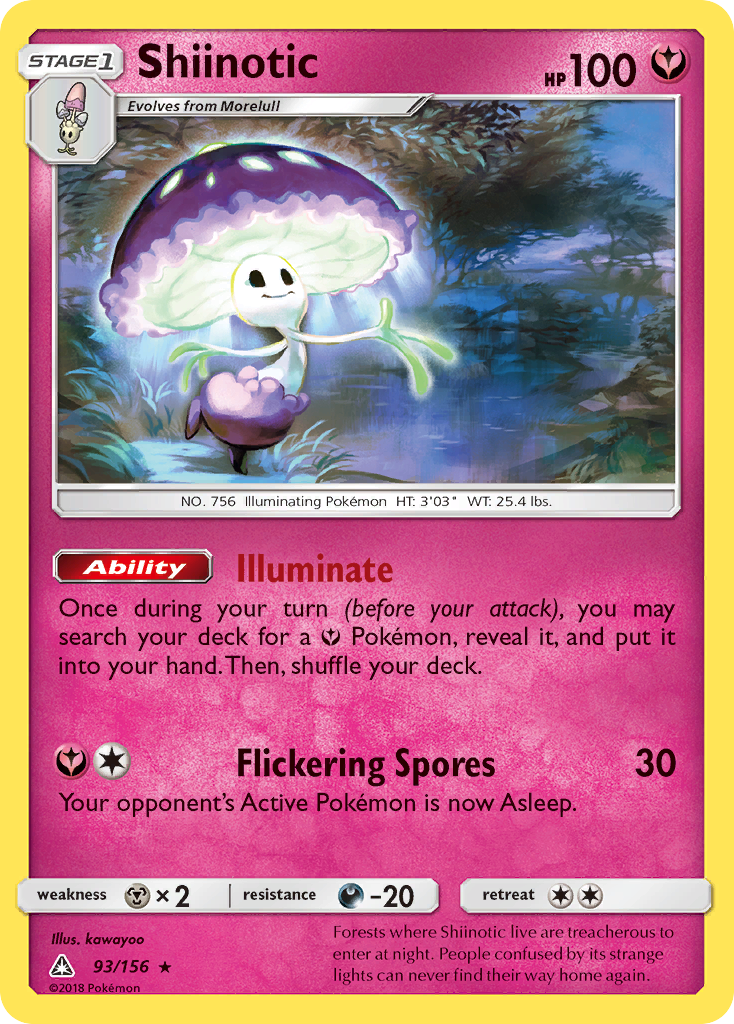 Shiinotic (93/156) [Sun & Moon: Ultra Prism] | Devastation Store