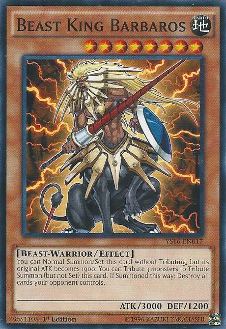 Beast King Barbaros [YS16-EN017] Common | Devastation Store