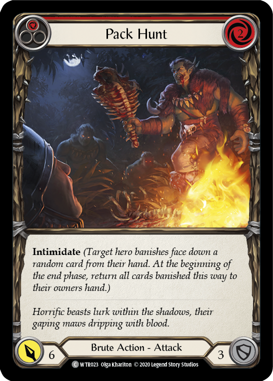 Pack Hunt (Red) [WTR023] Unlimited Edition Rainbow Foil - Devastation Store | Devastation Store