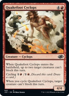 Quakefoot Cyclops [Jumpstart 2022] | Devastation Store