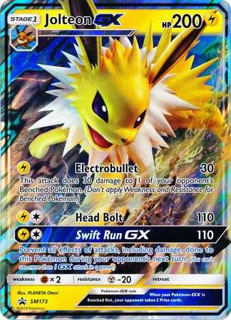 Jolteon GX (SM173) (Jumbo Card) [Sun & Moon: Black Star Promos] | Devastation Store