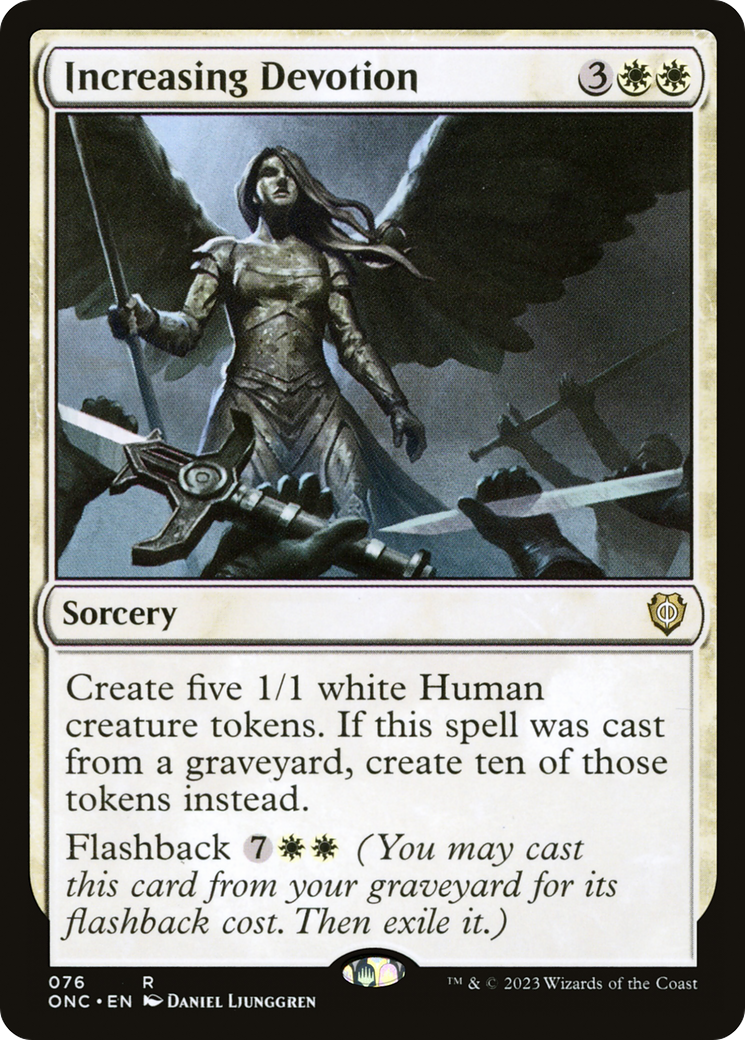 Increasing Devotion [Phyrexia: All Will Be One Commander] | Devastation Store