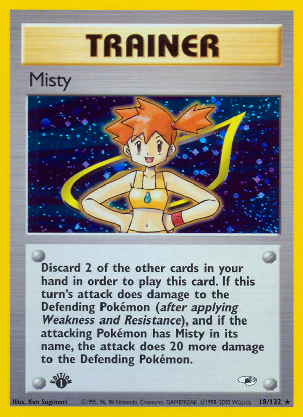 Misty (18/132) [Gym Heroes 1st Edition] | Devastation Store