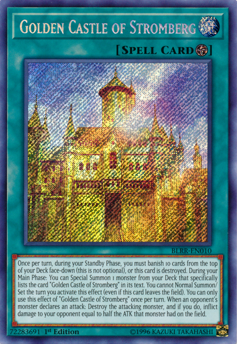 Golden Castle of Stromberg [BLRR-EN010] Secret Rare | Devastation Store