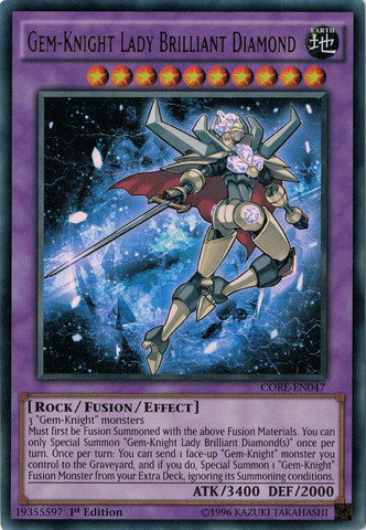 Gem-Knight Lady Brilliant Diamond [CORE-EN047] Ultra Rare | Devastation Store