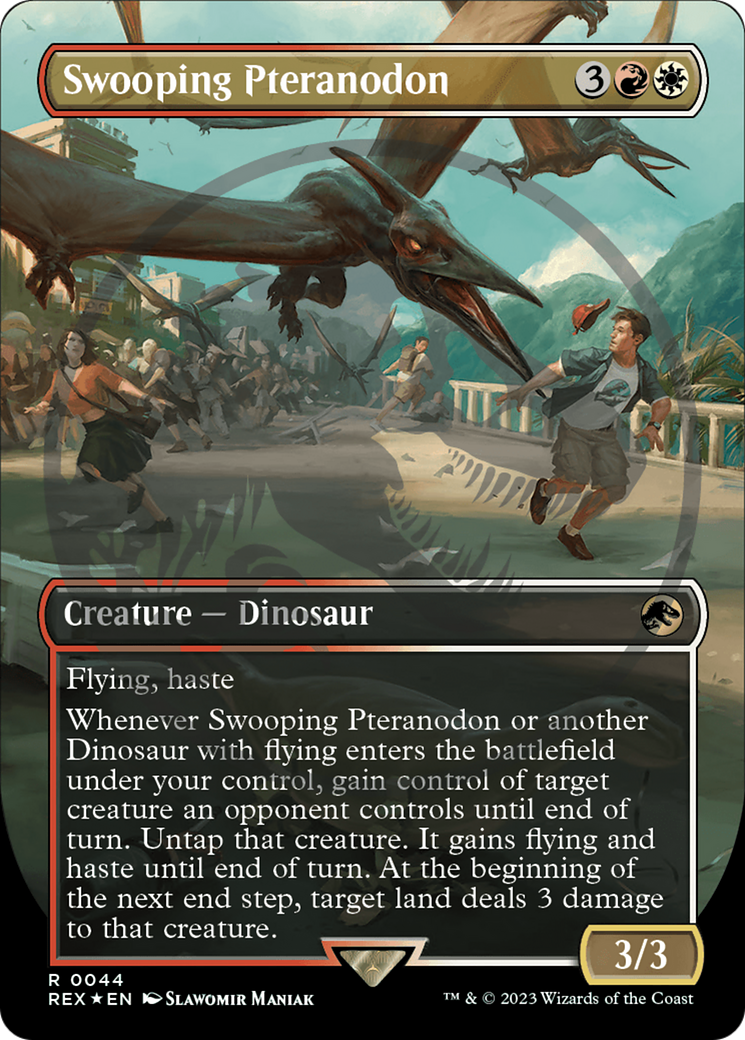 Swooping Pteranodon Emblem (Borderless) [Jurassic World Collection Tokens] | Devastation Store