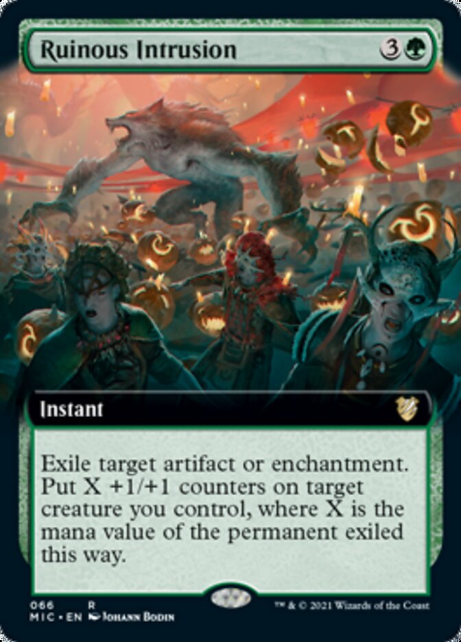 Ruinous Intrusion (Extended) [Innistrad: Midnight Hunt Commander] | Devastation Store