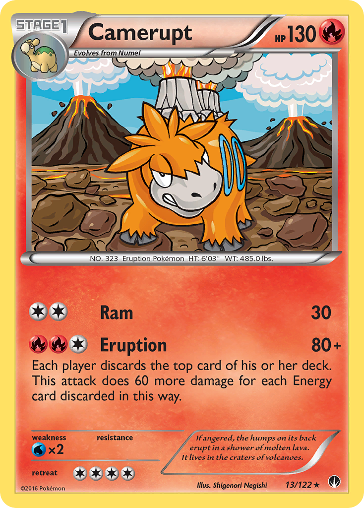 Camerupt (13/122) [XY: BREAKpoint] | Devastation Store