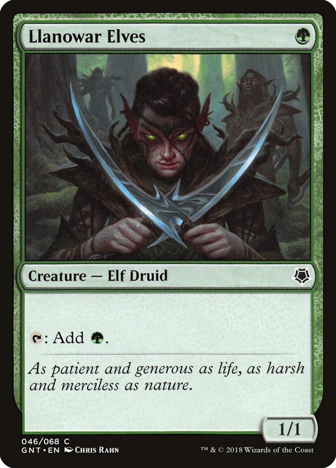 Llanowar Elves [Game Night] | Devastation Store