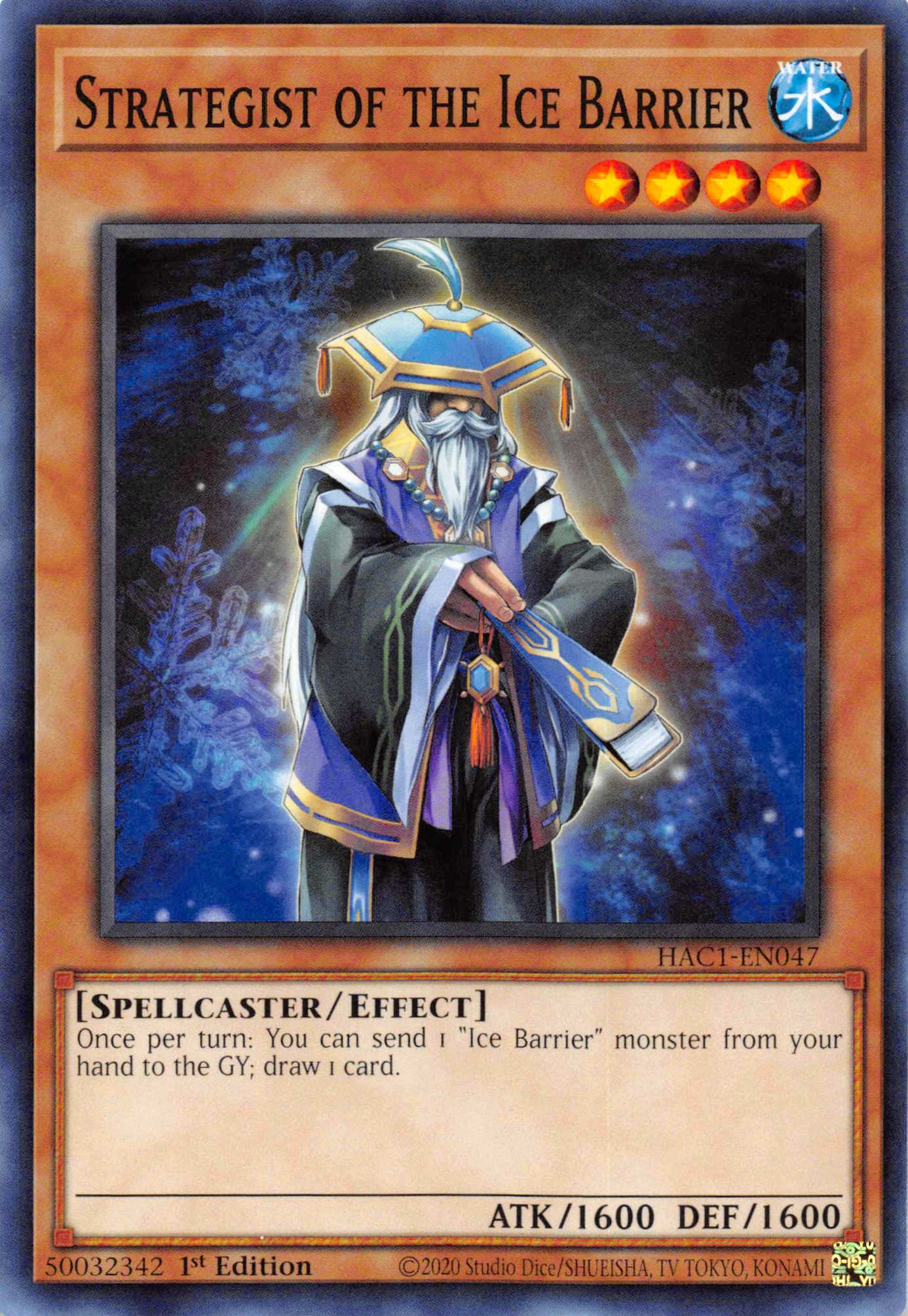 Strategist of the Ice Barrier (Duel Terminal) [HAC1-EN047] Parallel Rare | Devastation Store