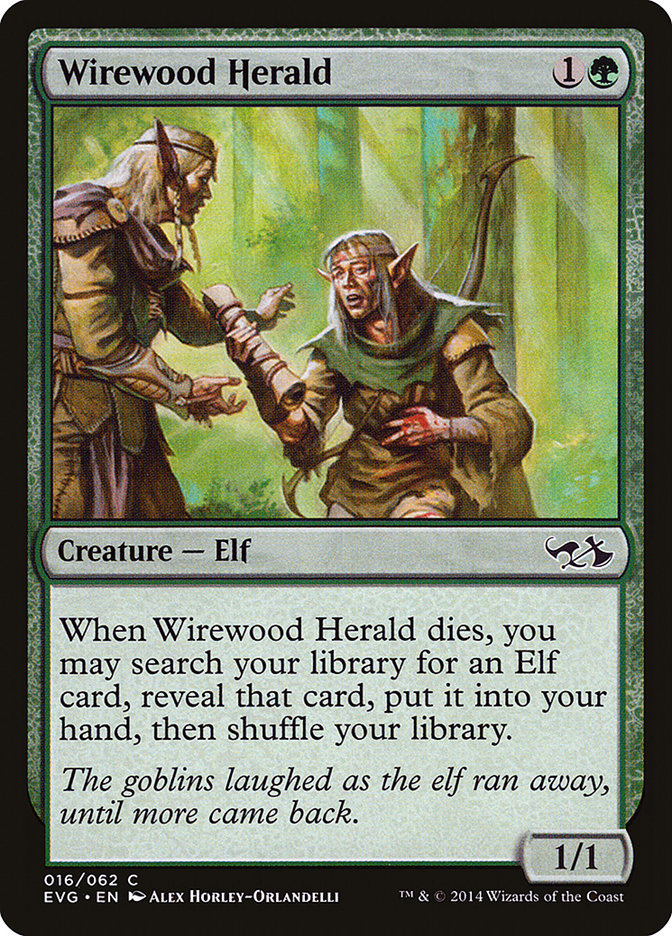 Wirewood Herald (Elves vs. Goblins) [Duel Decks Anthology] | Devastation Store
