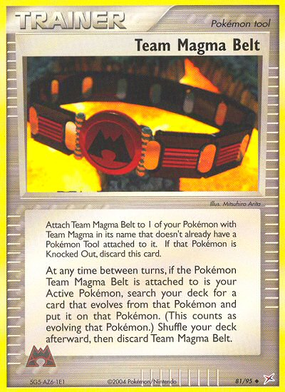 Team Magma Belt (81/95) [EX: Team Magma vs Team Aqua] | Devastation Store