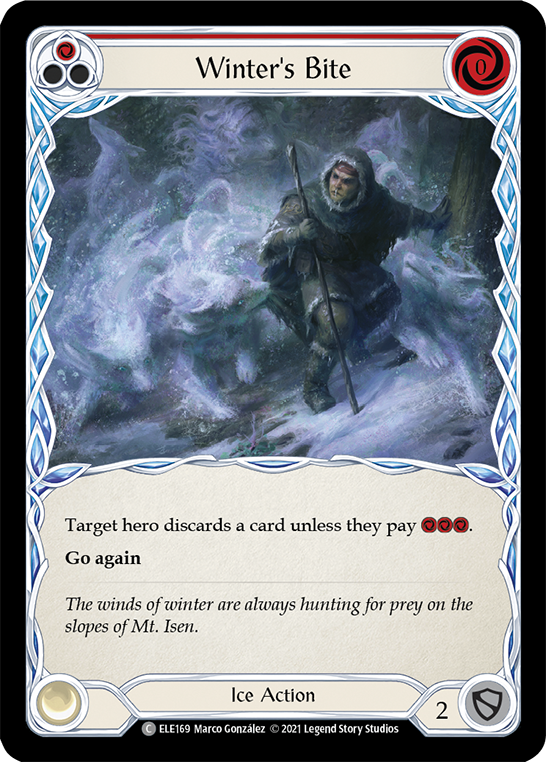 Winter's Bite (Red) [ELE169] (Tales of Aria)  1st Edition Normal | Devastation Store