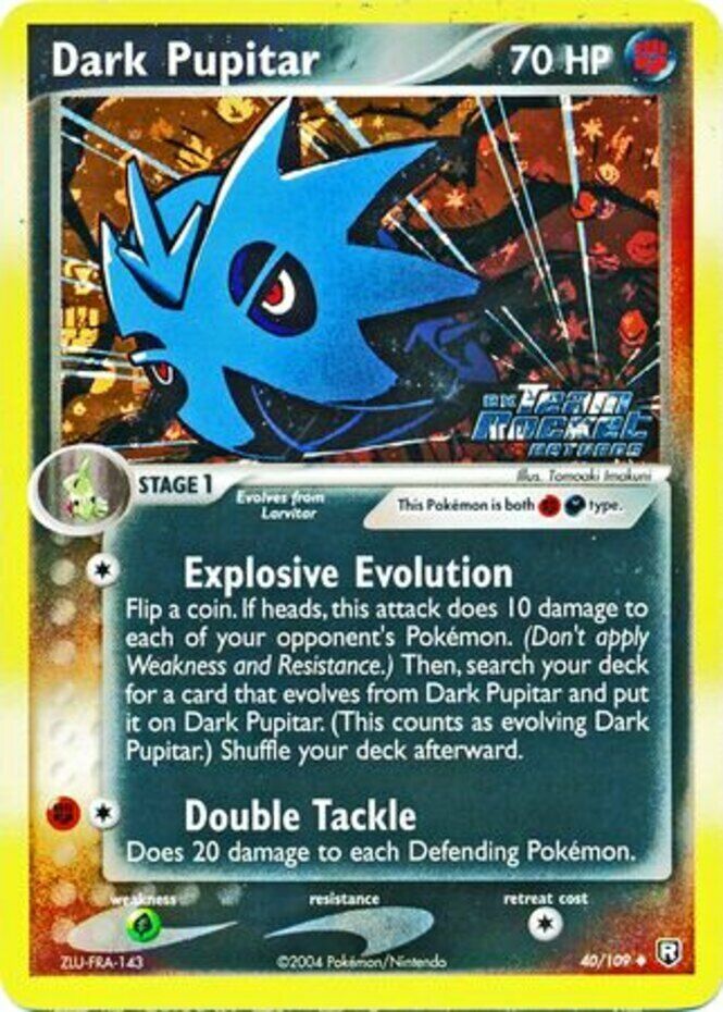 Dark Pupitar (40/109) (Stamped) [EX: Team Rocket Returns] | Devastation Store