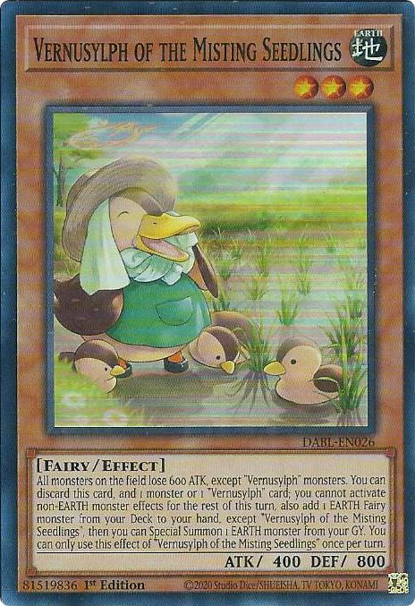 Vernusylph of the Misting Seedlings [DABL-EN026] Super Rare | Devastation Store