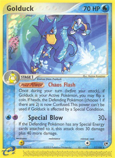 Golduck (17/100) [EX: Sandstorm] | Devastation Store