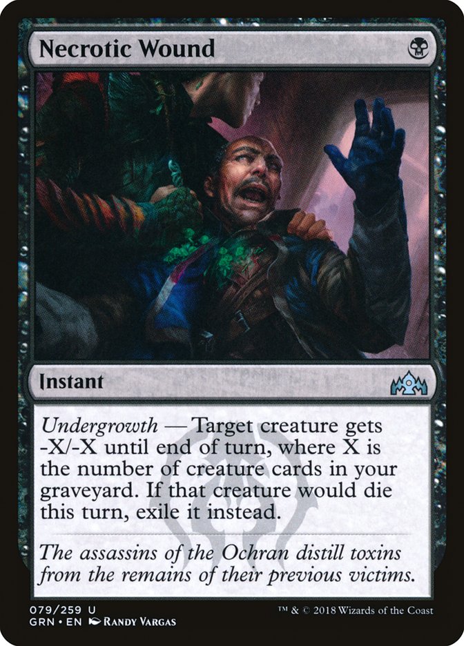 Necrotic Wound [Guilds of Ravnica] | Devastation Store