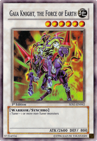 Gaia Knight, the Force of Earth [5DS1-EN042] Super Rare | Devastation Store