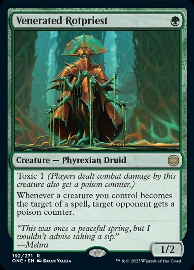 Venerated Rotpriest [Phyrexia: All Will Be One] | Devastation Store